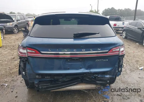 2019 Lincoln Nautilus Reserve z USA, uszkodzony, nr VIN 2LMPJ8L93KBL53791